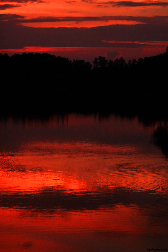 wieczór nad wodą