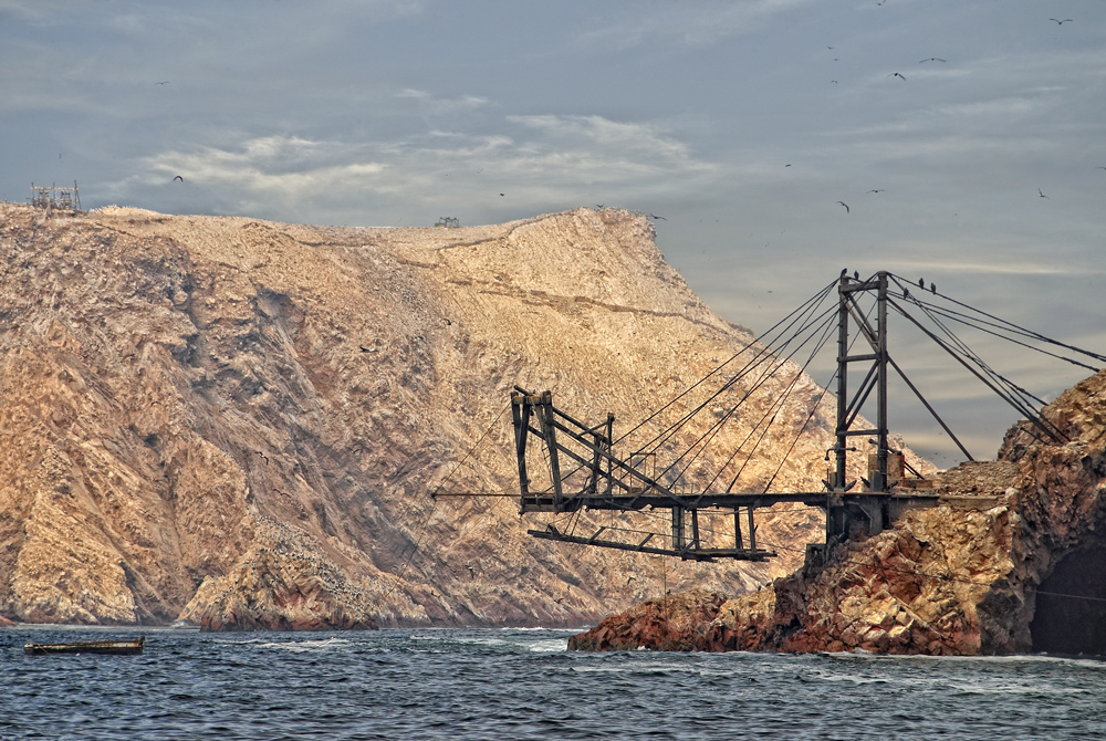 Platforma do zbierania GUANO - Peru