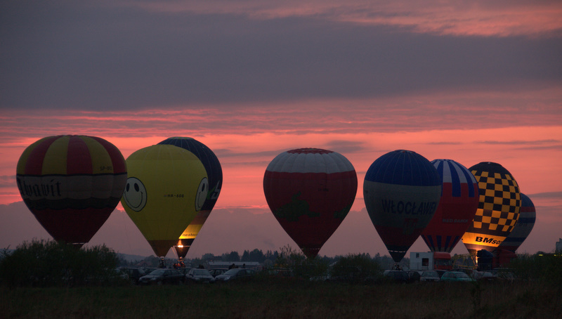 zawody balonowe w Krośnie