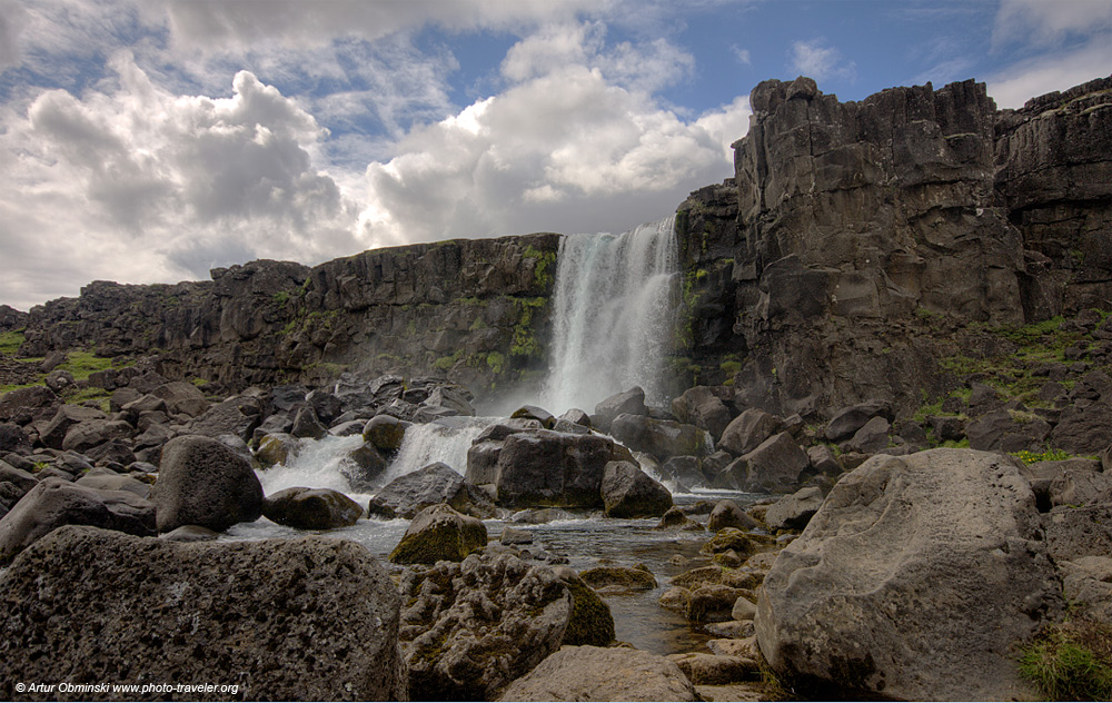 Islandia, na styku płyt tektonicznych Euroazjatyckiej i Amerykańskiej