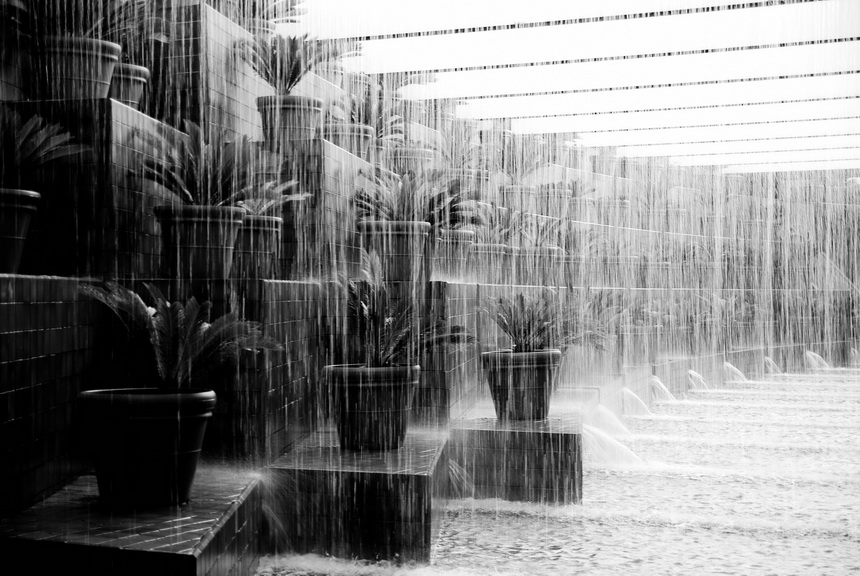 waterwall bw