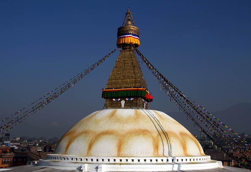 Stupa Boudinath w Katmandu.