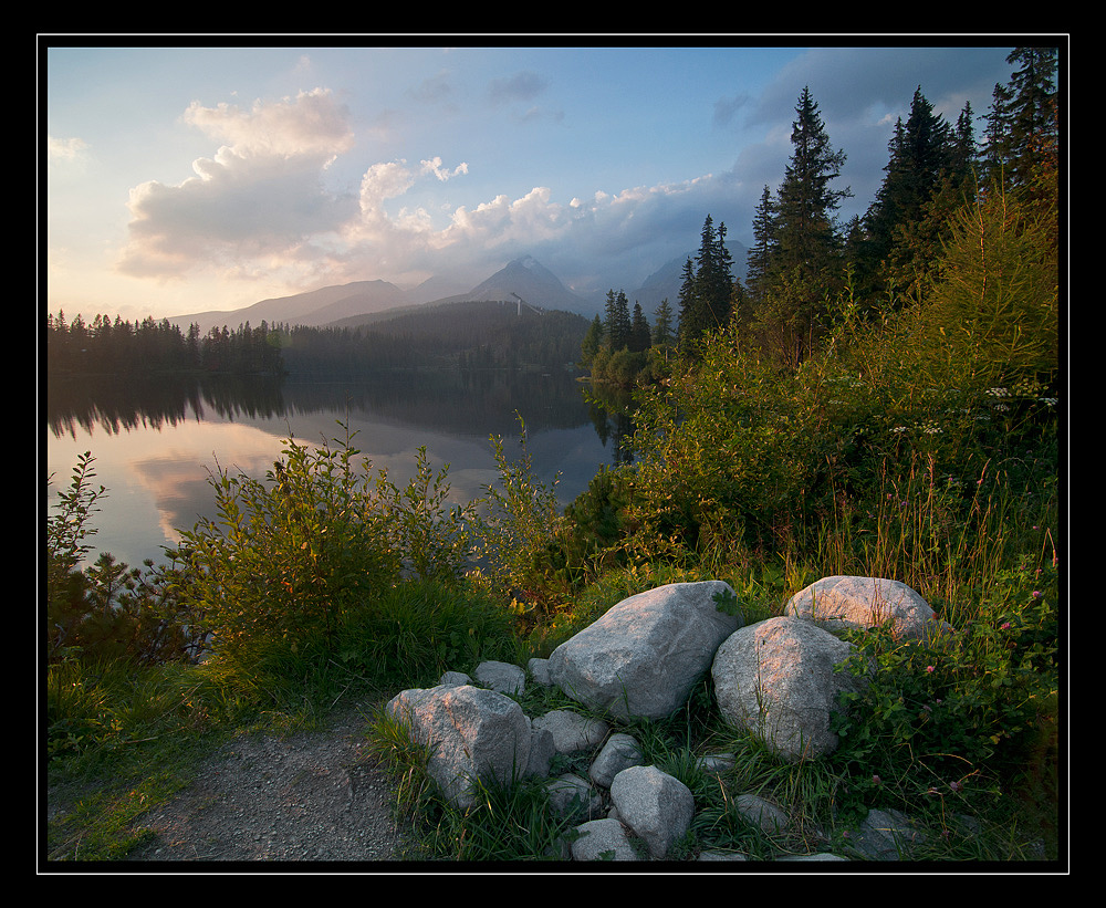 Strbskie Pleso zachód