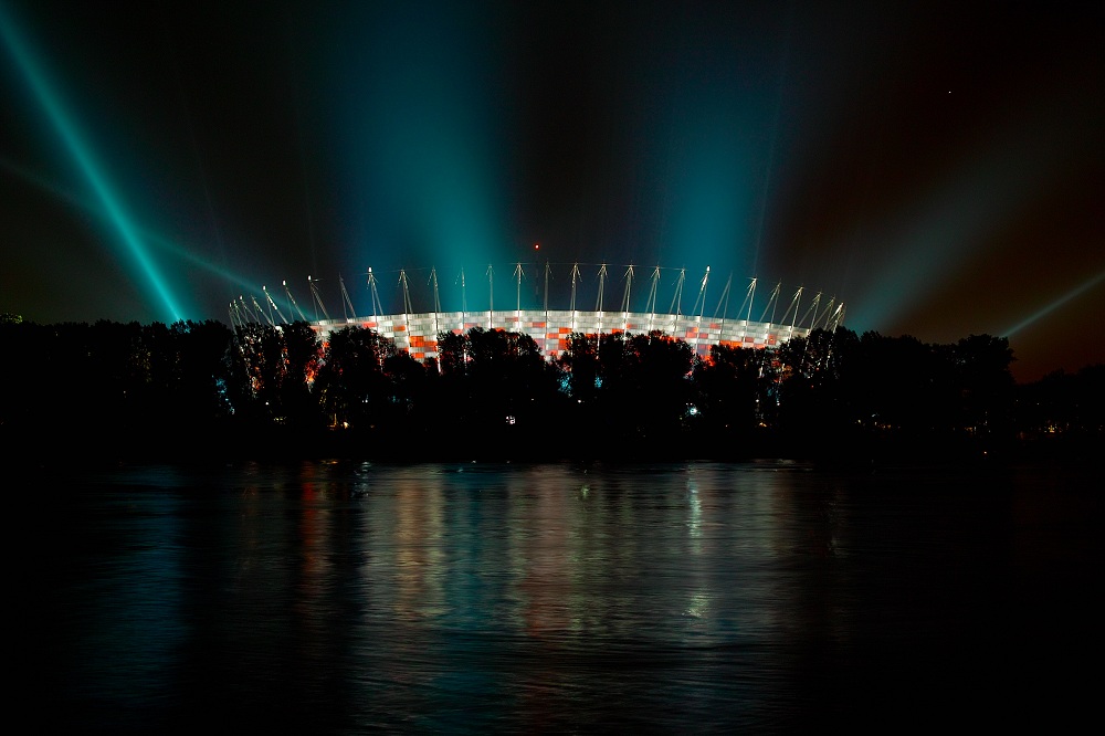 Stadion Narodowy w Warszawie...