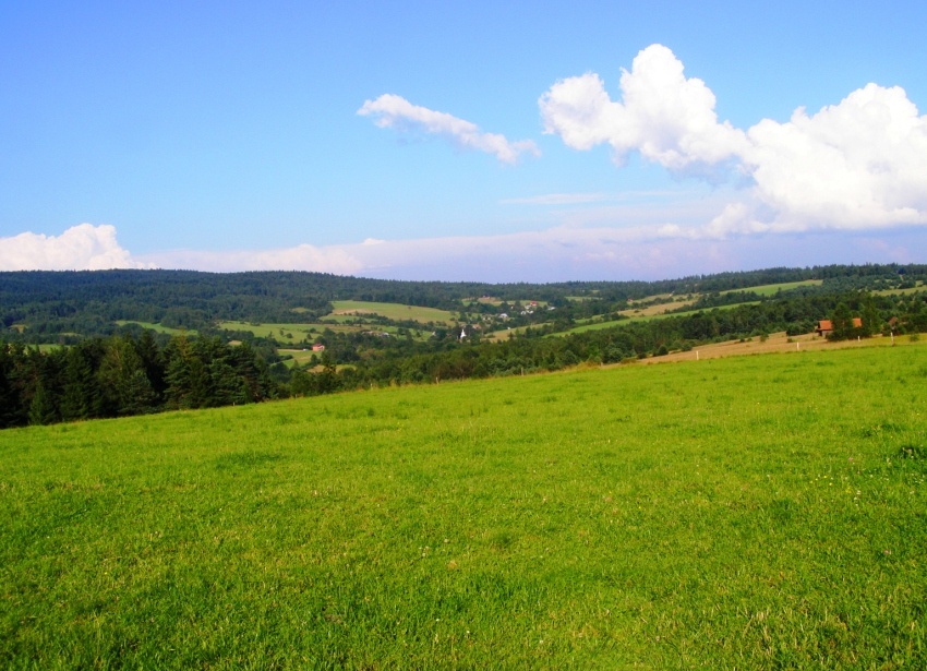 Oderne-Wierch. Widok na Przysłup