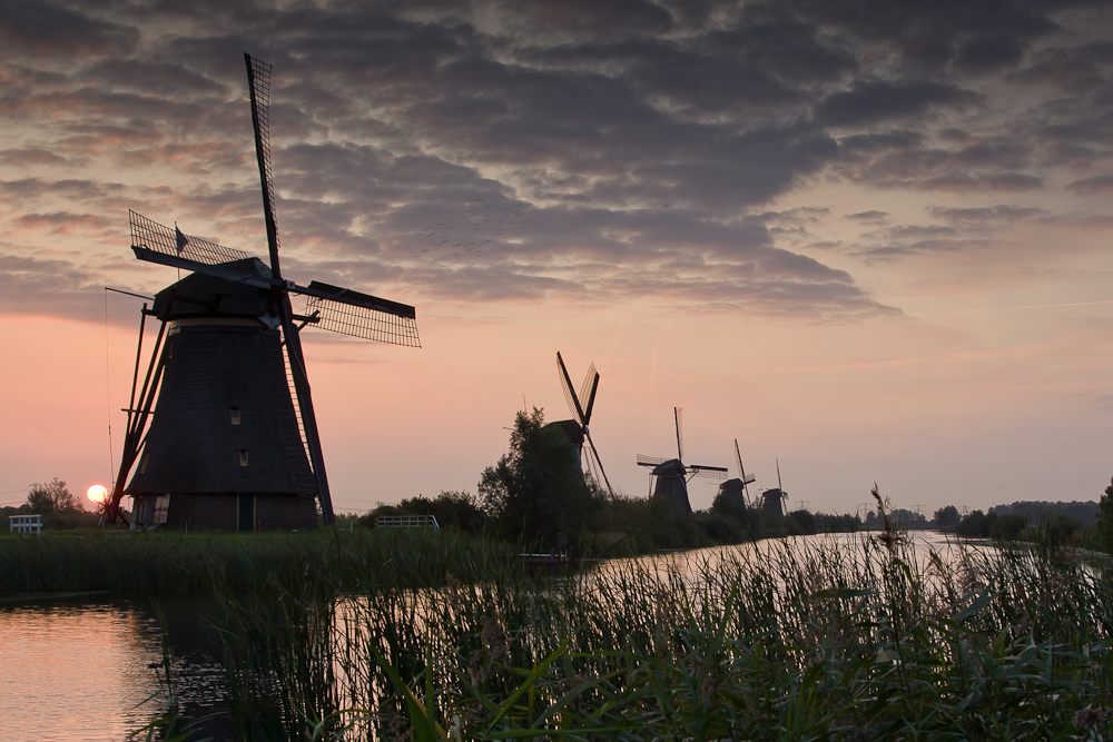 Kinderdijk chwilę później