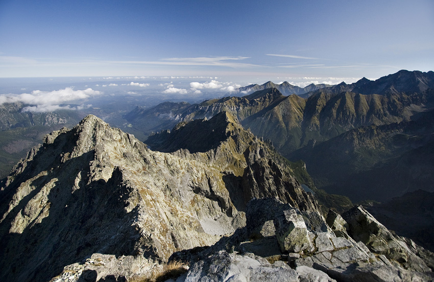 Tatry-widok z Rysów