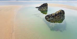 Bedruthan Steps Beach. Cornwall