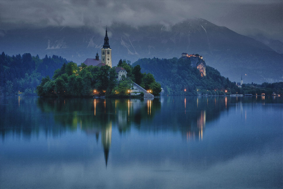 Kościółek w Bled