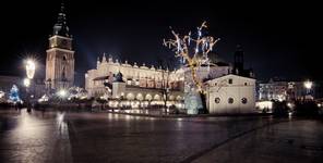 Rynek w Krakowie (świątecznie)