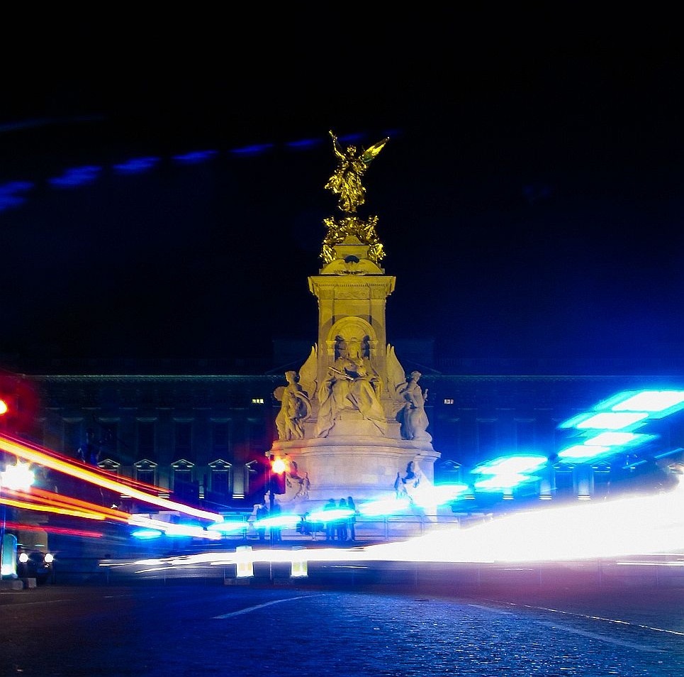 London at night