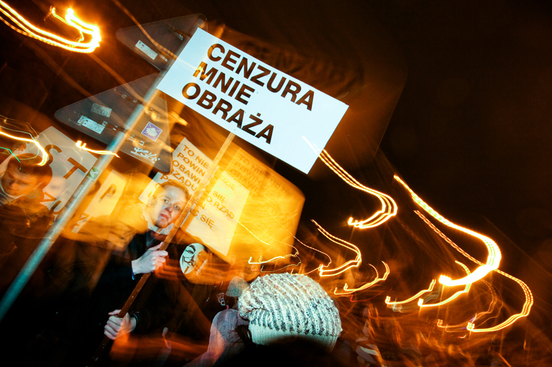 protest przeciw acta