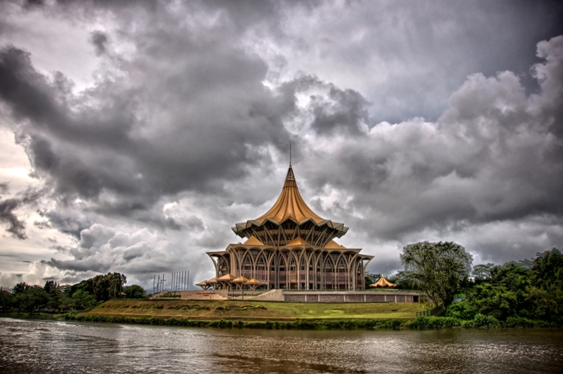 Parlament w Kuching na Borneo