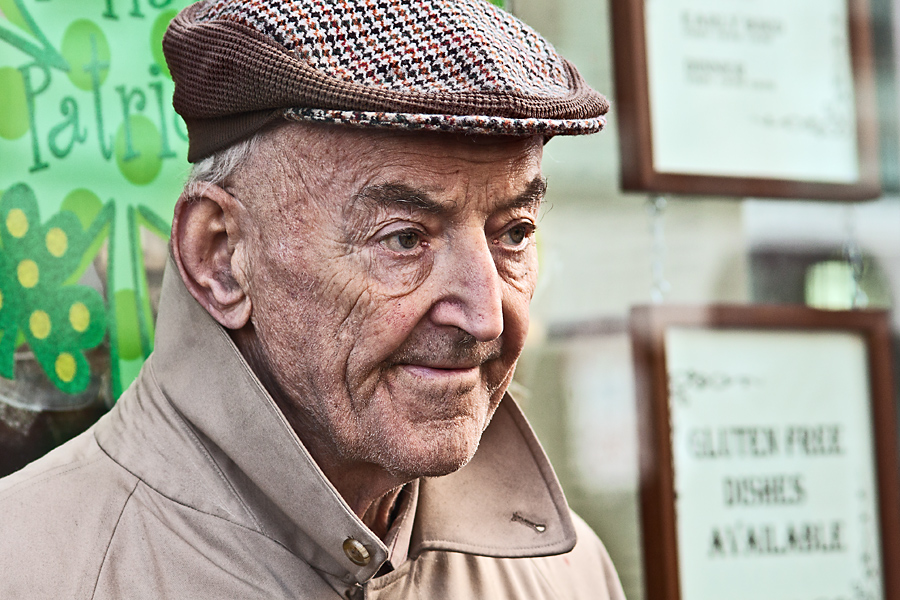 Portret starszego pana bez pani