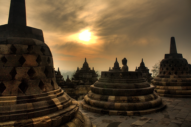 Indonezja - Borobudur