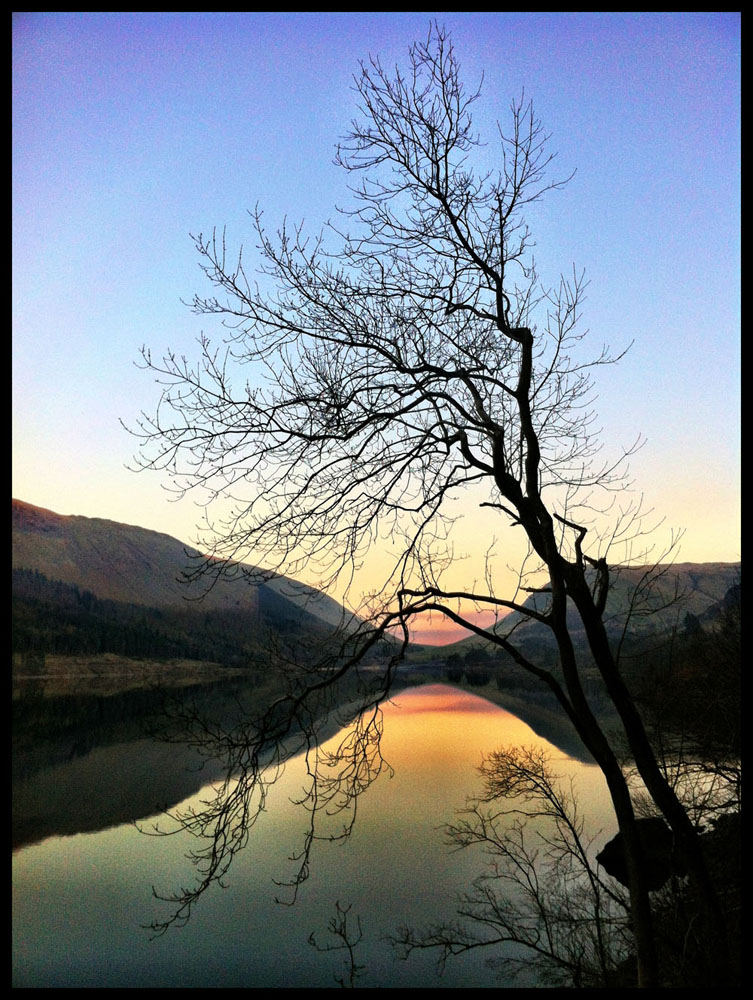 Thrilmere lake - zmierzch