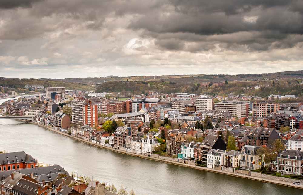 Namur - chwila przed burzą.