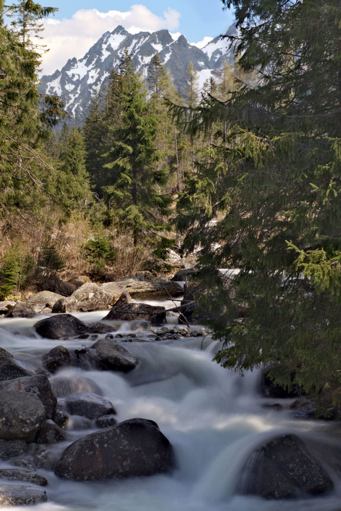 Tatry Słowackie - droga nad Popradske Pleso