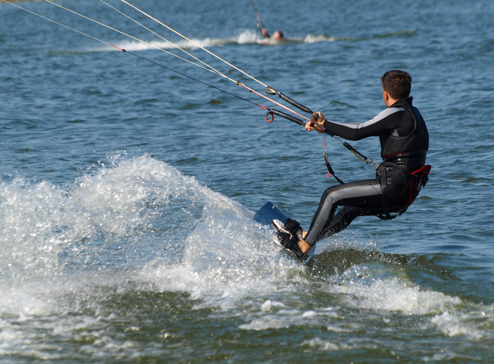 Kitesurfing