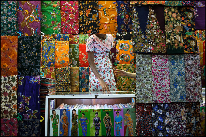 Fabric Store - Yangon, Myanmar