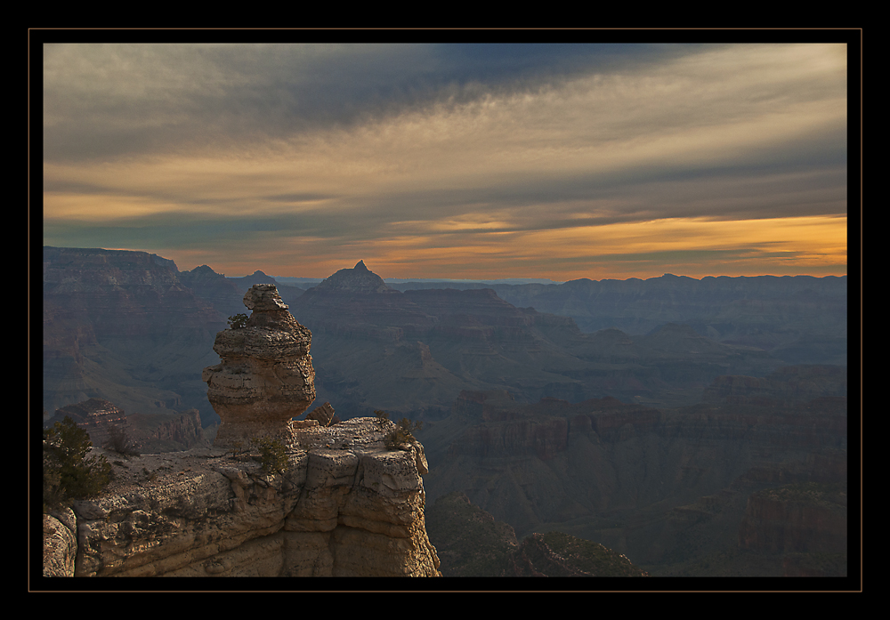 wschod slonca w Grand Canyon...