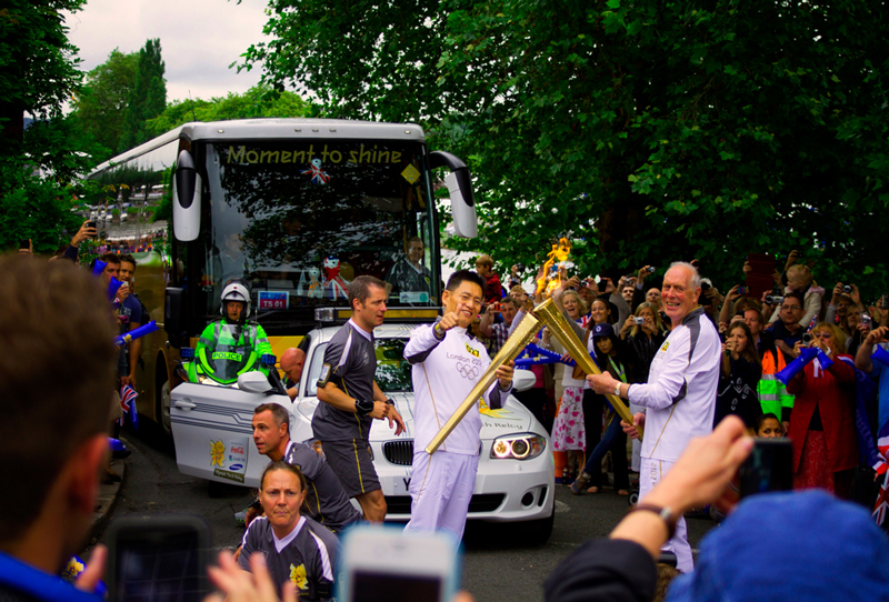 Henley on Thames Olympic Torch Transmission