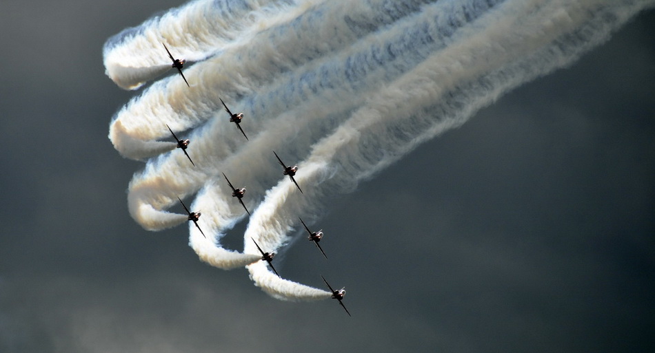 red arrows