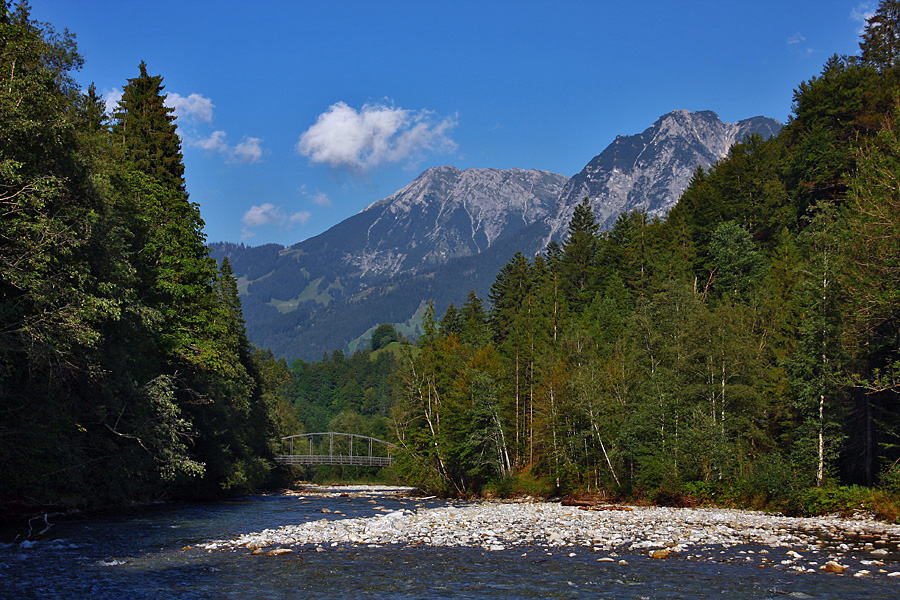 W drodze do Breitach Klamm