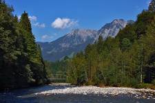 W drodze do Breitach Klamm