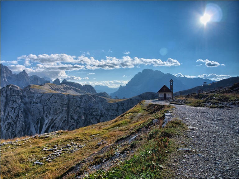 W dolomitach.