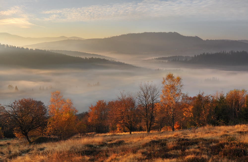 jesień w Beskidach