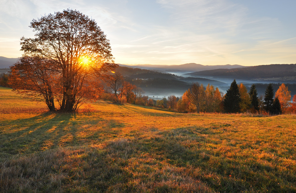 jesień w Beskidach