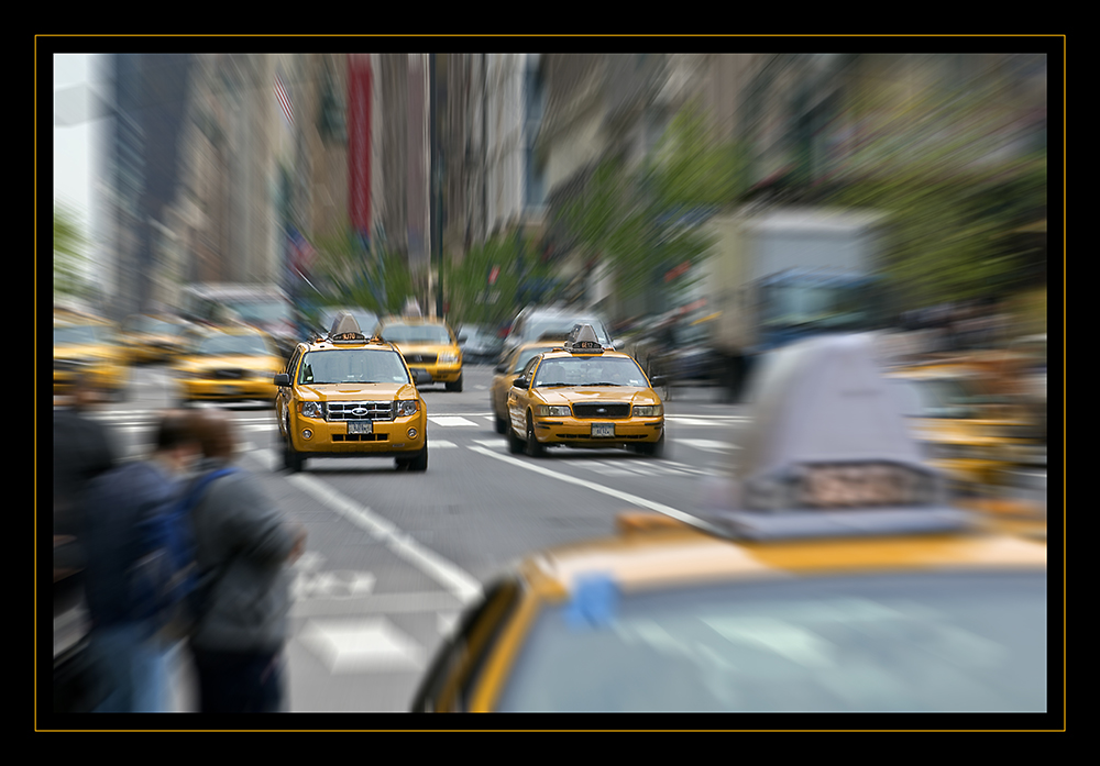 Yellow Cabs....