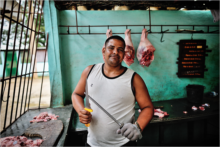 Camagüey, Kuba. Na targu.