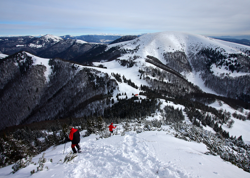 Zimowa Wlk Fatra (widok z Borisova)