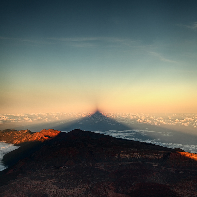 The shadow of El Teide