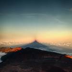 The shadow of El Teide