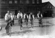 Cykliści w Königshütte