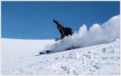 Narciarz - Alpy - Livigno