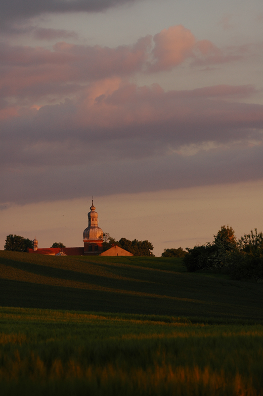 PEJZAŻ Z KOŚCIOŁEM