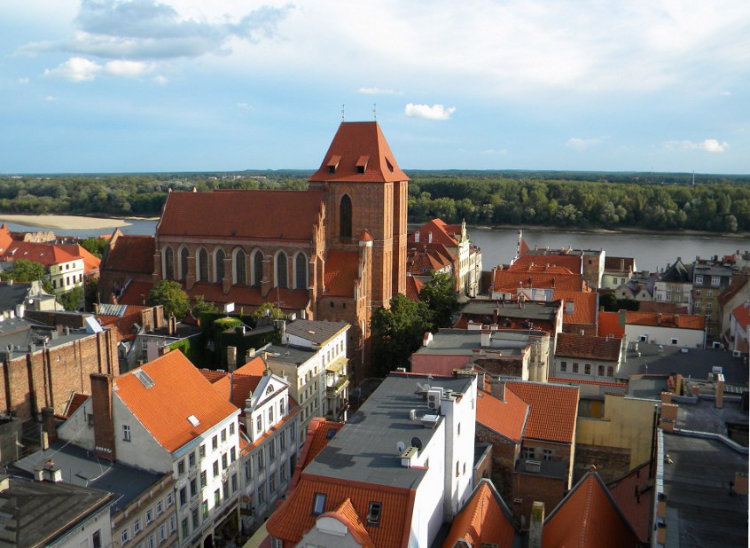 widok na Toruń