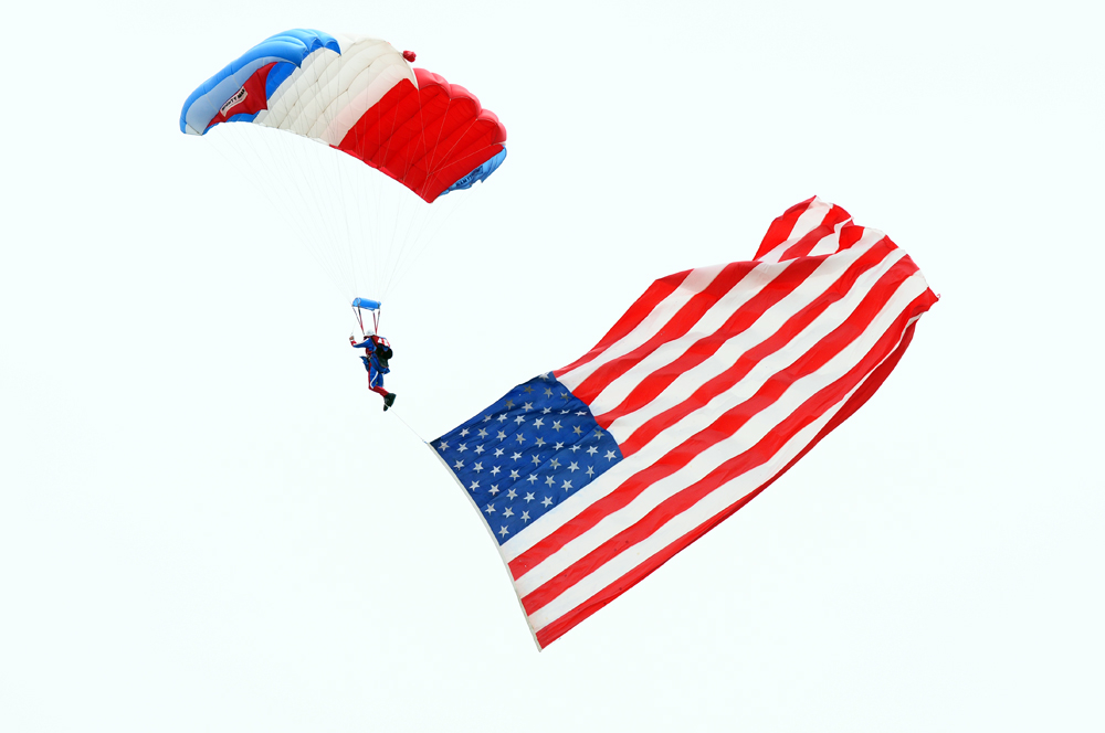 Jumper wit US flag