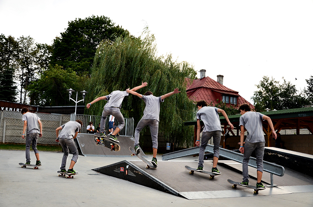 Skateboarding