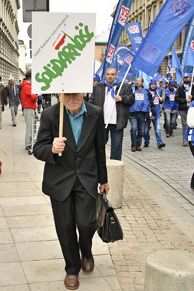 ...Warszawa, manifestacja związkowców, 14.09.2013... //