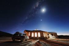 Zmierzch nad Salar de Uyuni