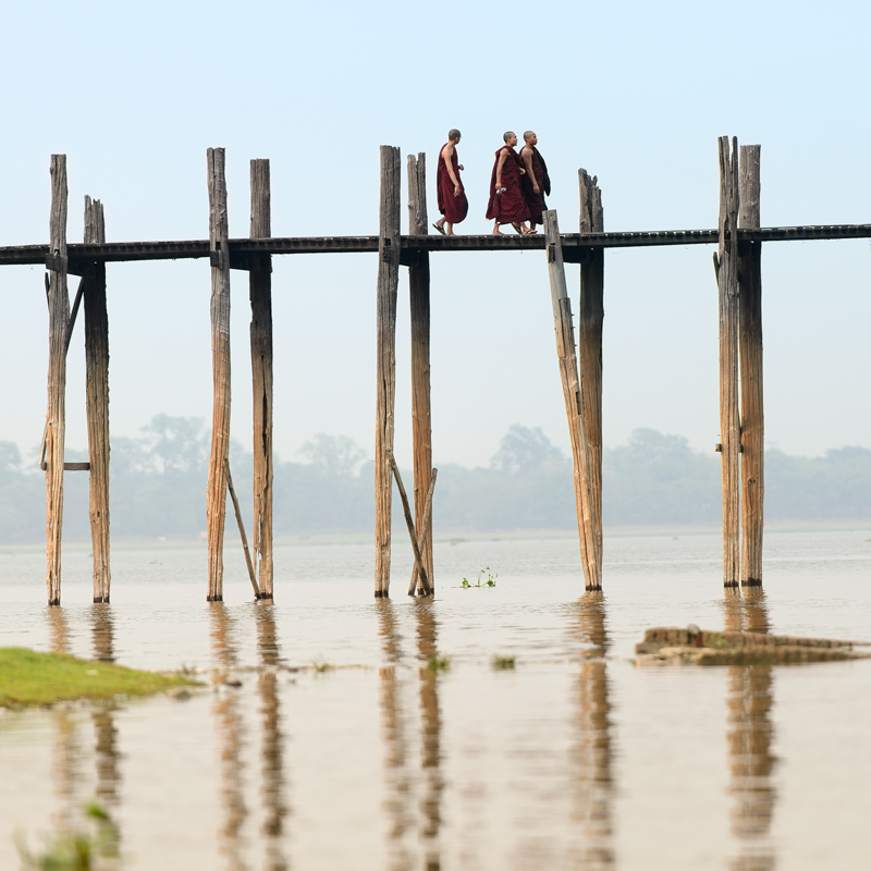 Most w Amarapurze - Myanmar