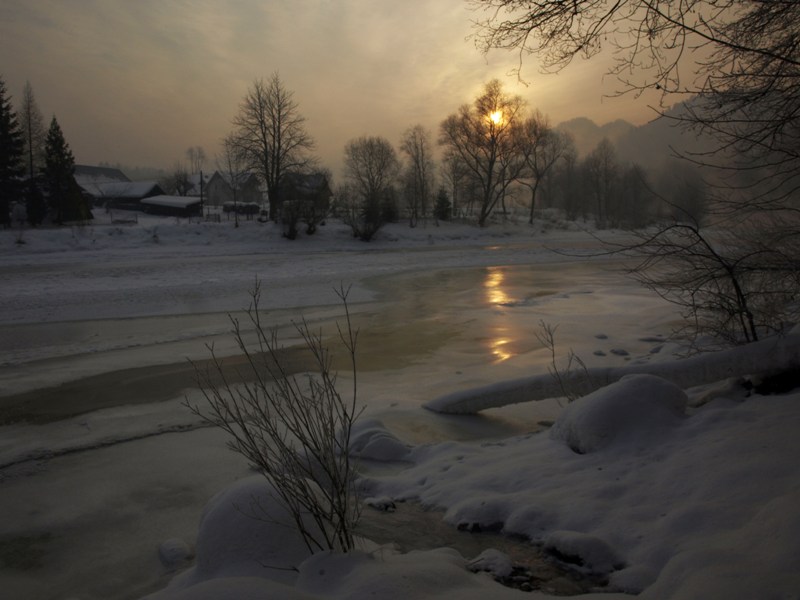 zimowy Dunajec