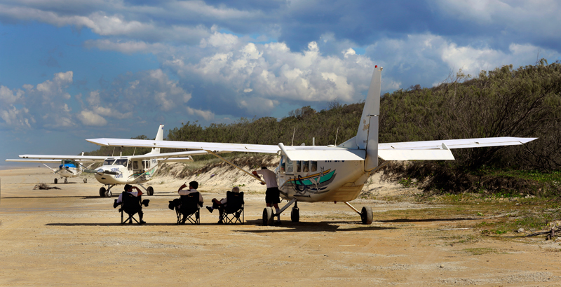 lotnisko na fraser island:)