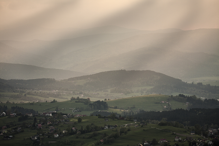 Beskid żywiecki o zachodzie 2