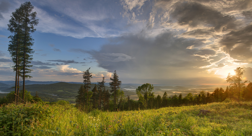 panorama z Bieszczad